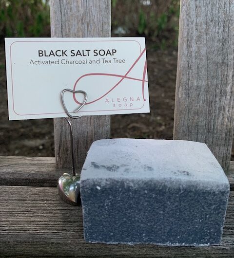Alegna Soap® Salt Soap Black