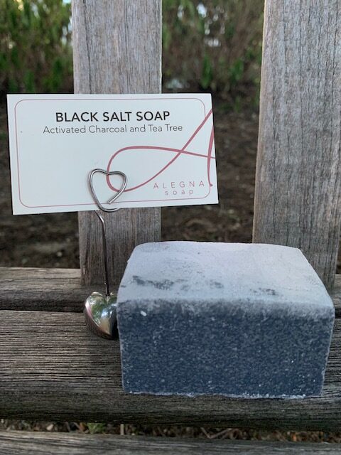 Alegna Soap® Salt Soap Black