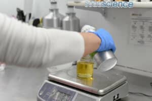 Alegna Soap® Prepping to make soap pouring essential oils